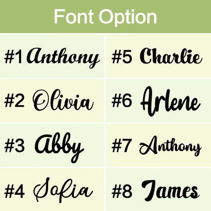 Personalized Wooden Nursery Name Sign – Custom Kids Room Wall Decor