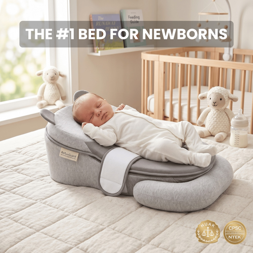 RefluxGuard - Anti-Overflow Baby Feeding Pillow - Reflux Wedge & Nursing Support