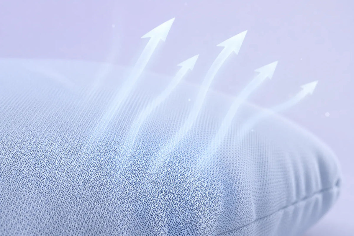 Snuggi Comfort Pillow breathable fabric with airflow