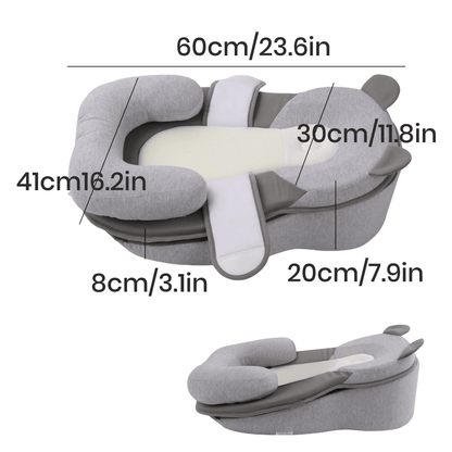 RefluxGuard - Anti-Overflow Baby Feeding Pillow - Reflux Wedge & Nursing Support