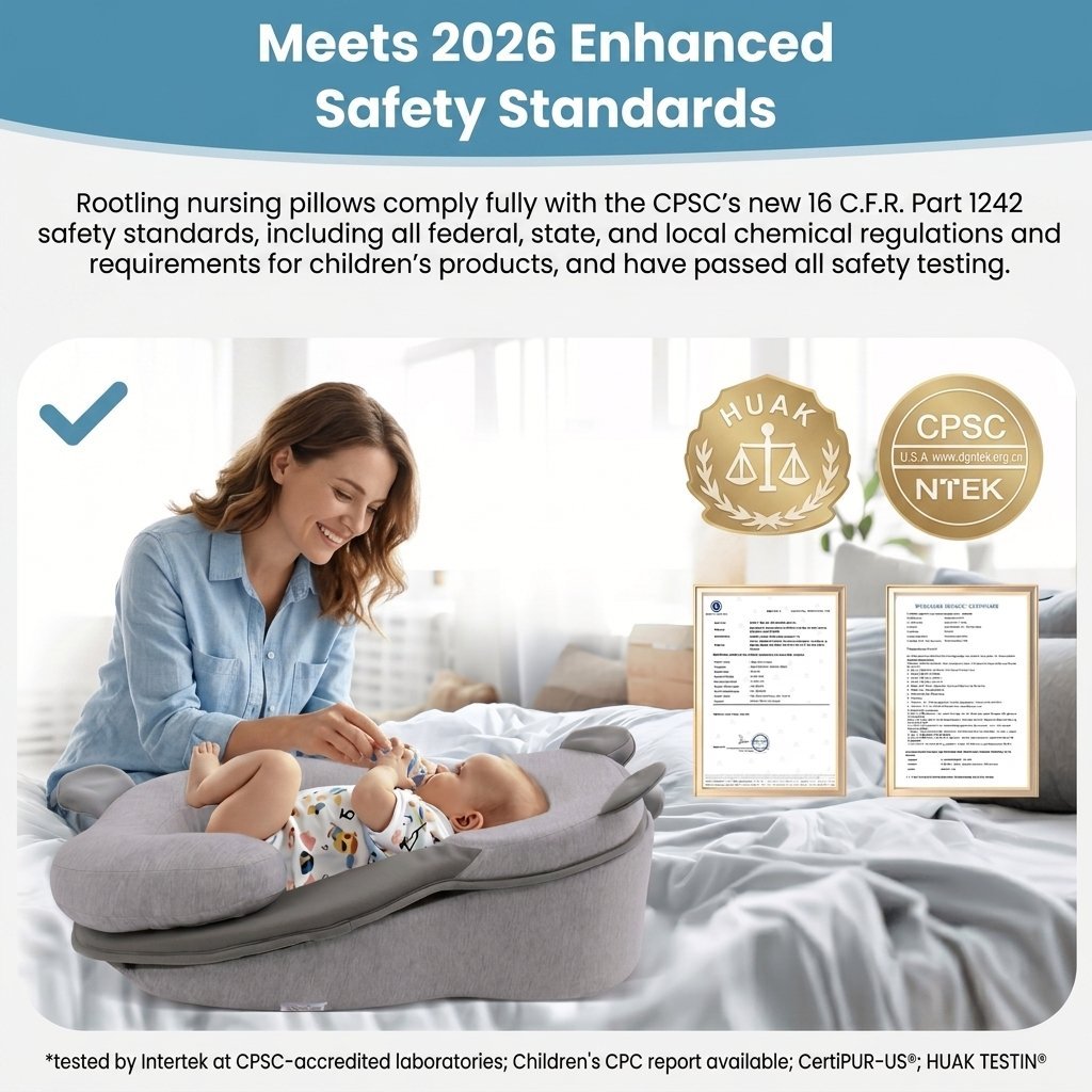 RefluxGuard - Anti-Overflow Baby Feeding Pillow - Reflux Wedge & Nursing Support