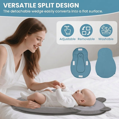 RefluxGuard - Anti-Overflow Baby Feeding Pillow - Reflux Wedge & Nursing Support